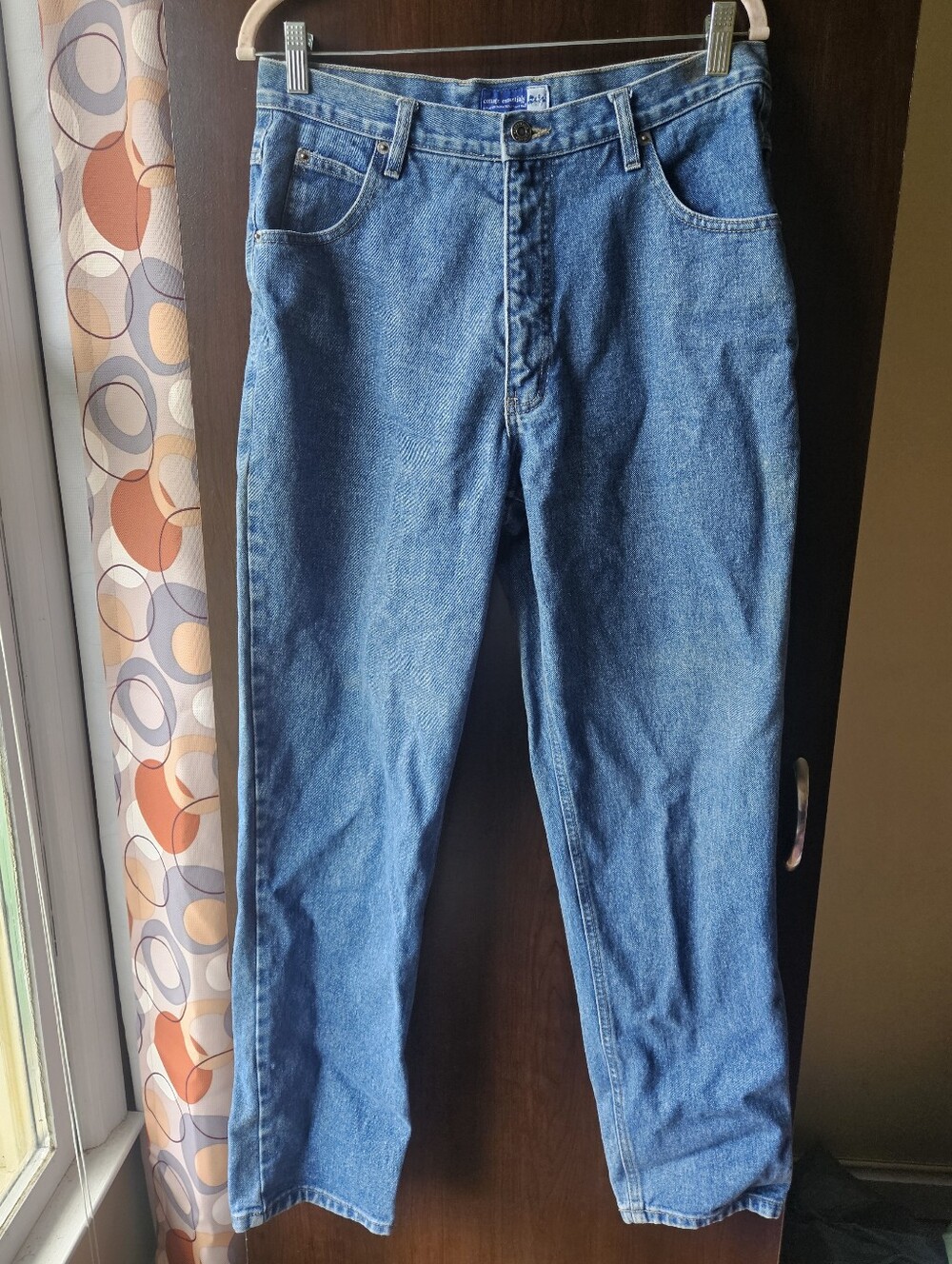Vintage Women's Cottage Essentials Blue Denim Jeans Size 13/14